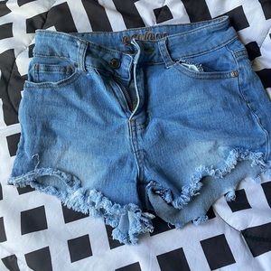 Women’s or girls cute frayed shorts